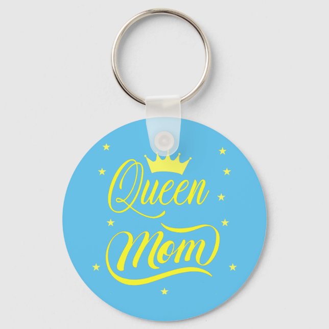 queen mum key ring (Front)