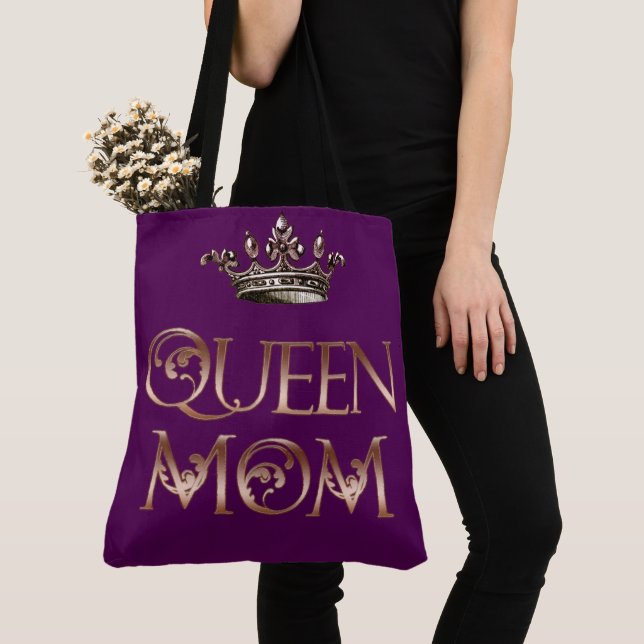 Queen Mum Tote Bag (Close Up)