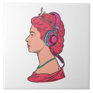 Queen Music Ceramic Tile