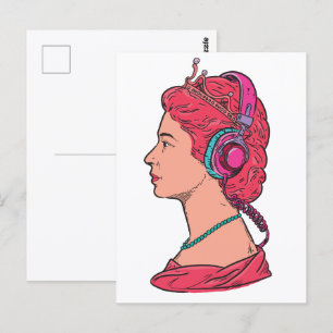 Queen Music Postcard