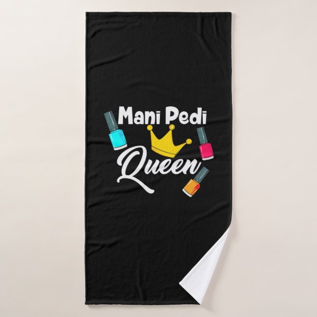 Queen Nail Artist Bath Towel (Bath Towel)