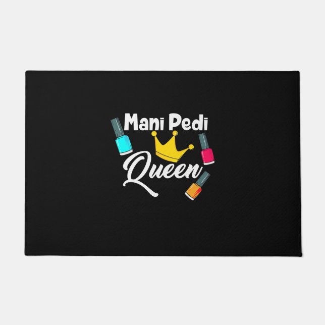 Queen Nail Artist Doormat (Front)