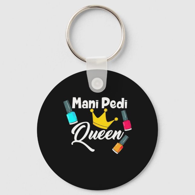 Queen Nail Artist Key Ring (Front)