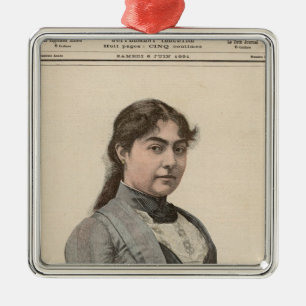 Queen Natalija of Serbia Metal Tree Decoration