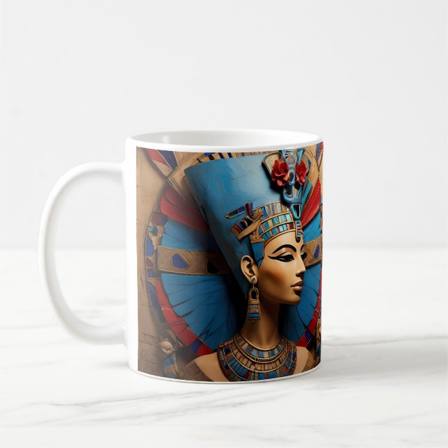Queen Nefertiti Coffee Mug (Left)
