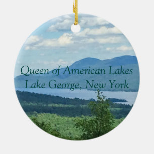 Queen of American Lakes Ceramic Ornament