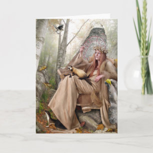 Queen of Autumn - Greeting Card