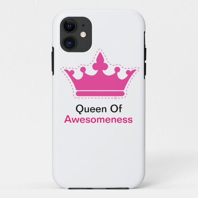 Queen of Awesomeness Case-Mate iPhone Case (Back)