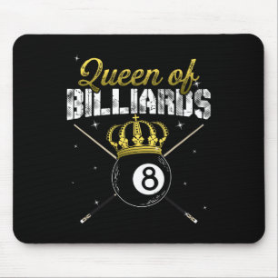 Queen Of Billiards Snooker Pool Billiard Player Qu Mouse Pad
