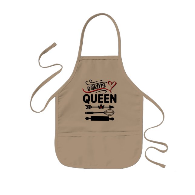 Queen of Bread Kitchen Kids Apron (Front)
