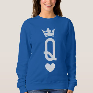 Queen of cards sweatshirt