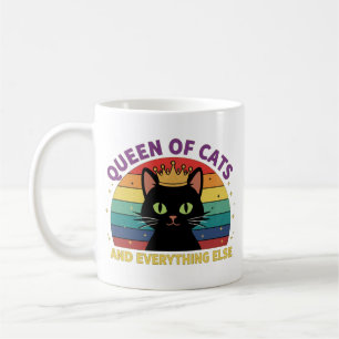 Queen of Cats Coffee Mug