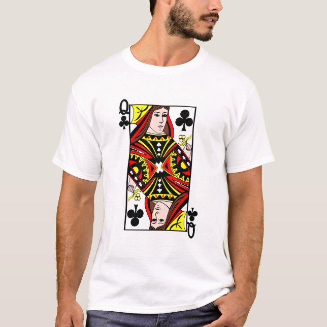 queen of clubs T-Shirt (Front)