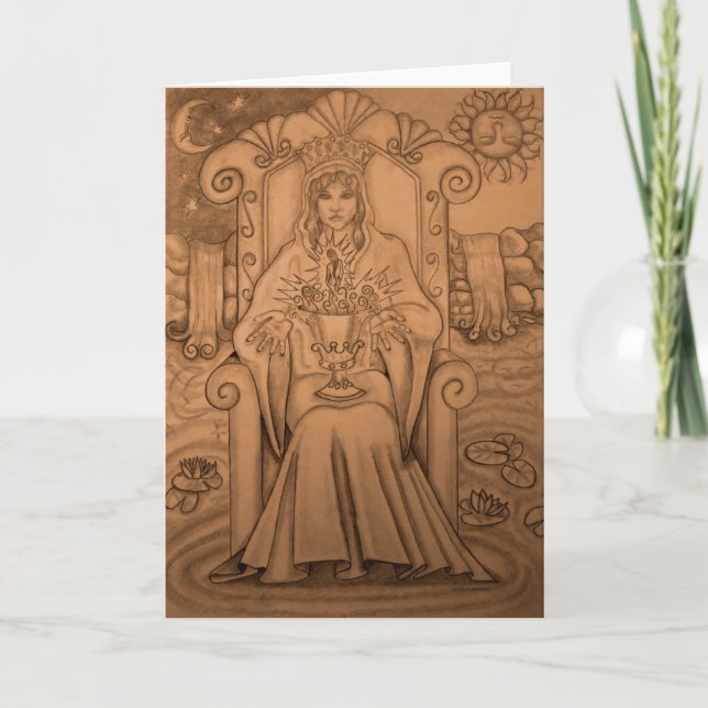 Queen Of Cups - Tarot Card (Front)