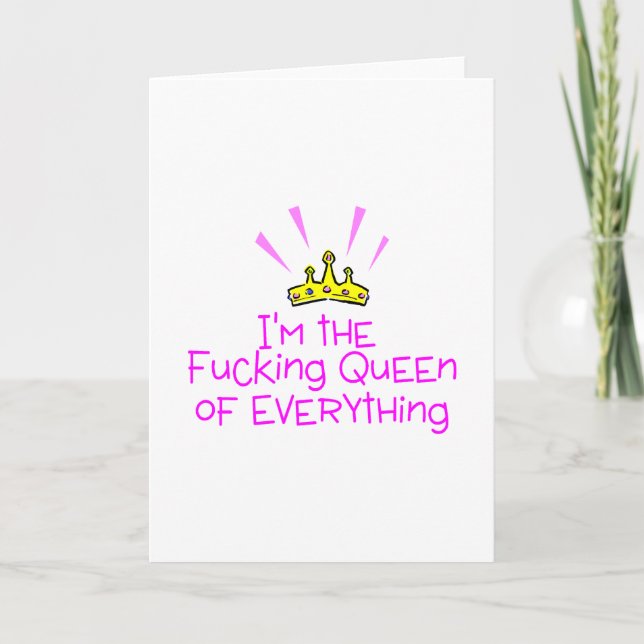 Queen of Everything Card (Front)