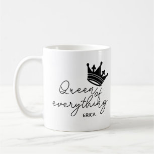 Queen of Everything Crown Funny mum Gift Coffee Mug