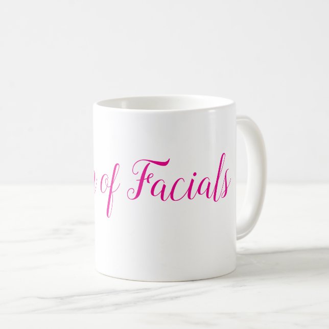 Queen of Facials mug  (Front Right)