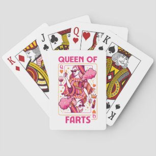 Queen Of Farts Royal Flatulence Humor Fart Playing Cards