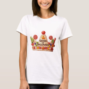 Queen of Halloween Candy Cake T-Shirt
