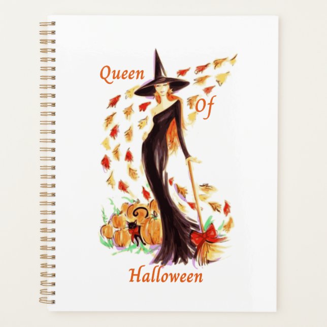 Queen of Halloween Planner (Front)