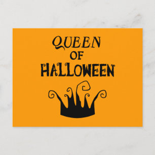 Queen of Halloween Postcard