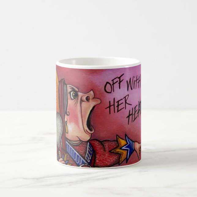 QUEEN OF HEARTS Alice in Wonderland Mug (Center)