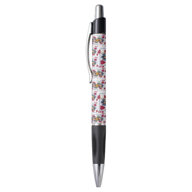 Queen of Hearts and Flowers (Top (Vertical))