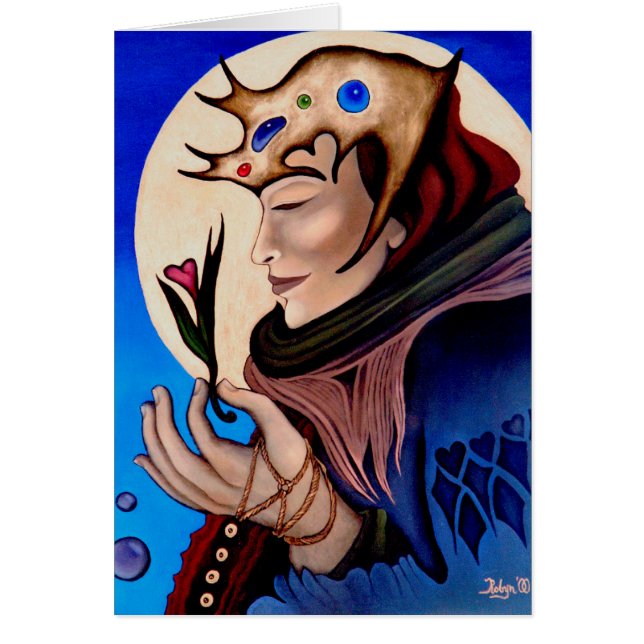 "Queen of Hearts"+ Art Card (Front)