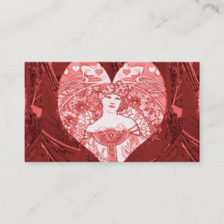 Queen of Hearts Business Card
