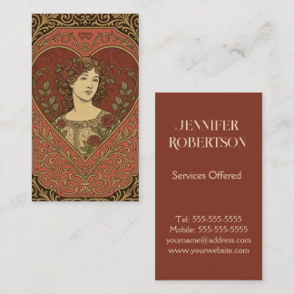 Queen of Hearts Business Card