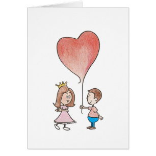 Queen of Hearts Card