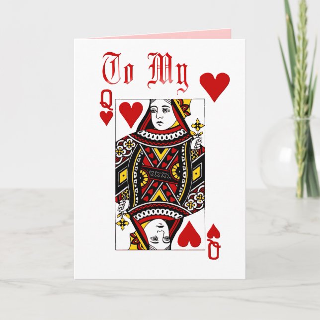Queen Of Hearts Card (Front)