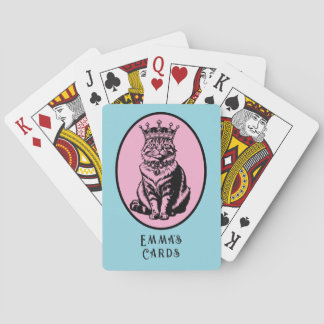 Queen of Hearts Cat Personalised Cards
