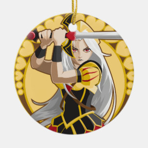 Queen of Hearts Ceramic Tree Decoration