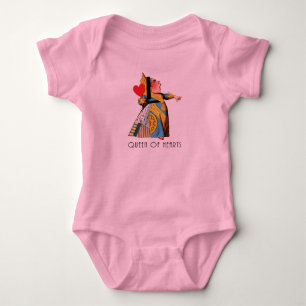 Queen of Hearts Classic Alice and Wonderland Baby Bodysuit