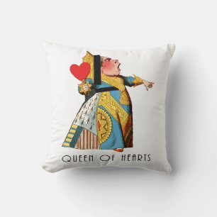 Queen of Hearts Classic Alice and Wonderland Cushion