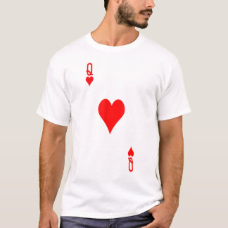 Queen of Hearts Costume Tshirt Halloween Deck of