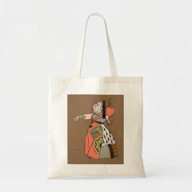 Queen of Hearts from Alice in Wonderland Tote Bag (Front)