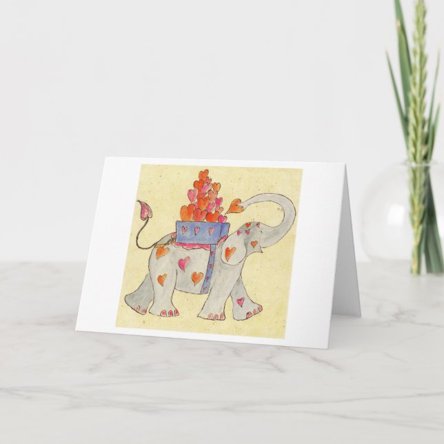 Queen of Hearts Holiday Card (Front)