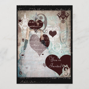 Queen of Hearts Invitation II