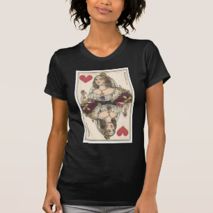QUEEN OF HEARTS - ISABELLA Vintage print T-Shirt