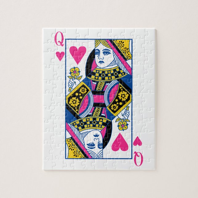 Queen of Hearts Jigsaw Puzzle (Vertical)