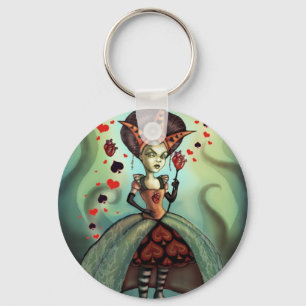 Queen of Hearts Key Ring