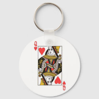 Queen of Hearts Key Ring