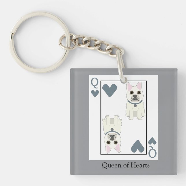 Queen of Hearts Key Ring (Front)