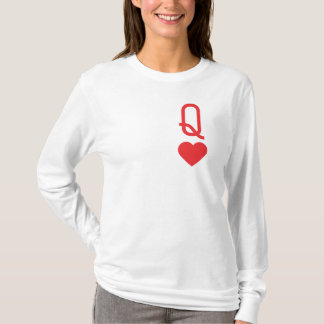 Queen of Hearts Longsleeves T-Shirt
