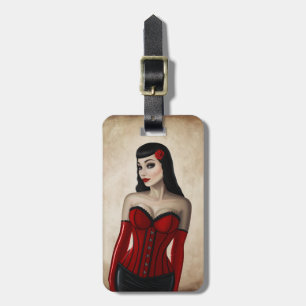 Queen of Hearts Luggage Tag