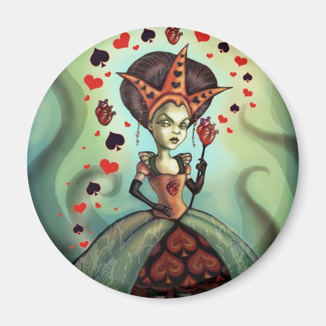 Queen of Hearts Magnet (Front)