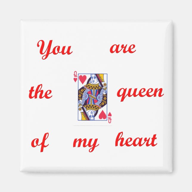 Queen of Hearts Magnet (Front)