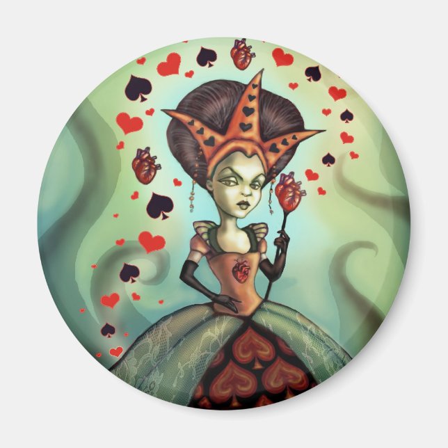 Queen of Hearts Magnet (Front)